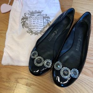 Juicy Couture | Black Patent Leather Flats